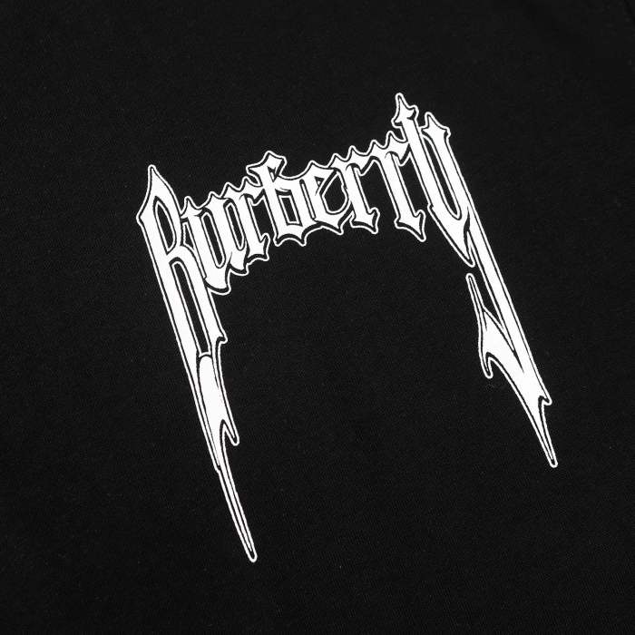 新作 バーバリー 激安偽物 ライトニングプリントアルファベットシリーズ半袖Tシャツ