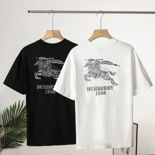 一目惚れ♪ バーバリー n級品 2024SS最新の刺繍三次元軍馬半袖2色
