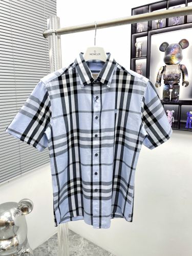 日本未入荷 バーバリー 激安通販 2024春夏新作 クラシックエバーグリーンチェック半袖シャツ