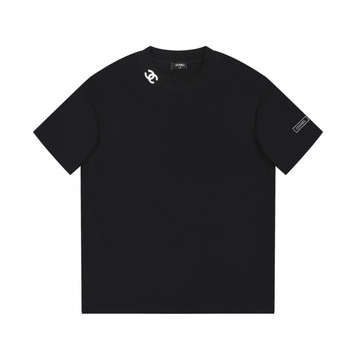 高品質 シャネル 激安偽物 2024 SS春夏新作小香風プリント半袖Tシャツ