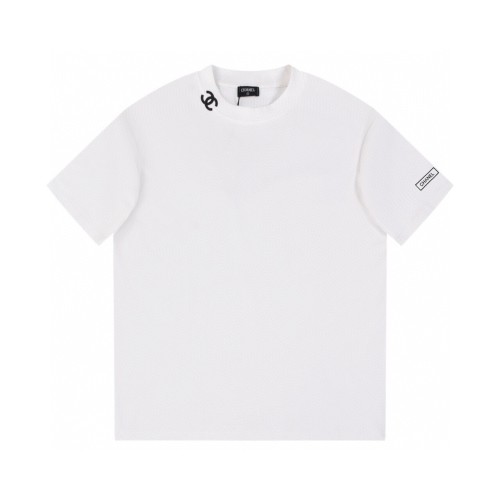 超話題! シャネル n級品 2024 SS春夏新作小香風プリント半袖Tシャツ