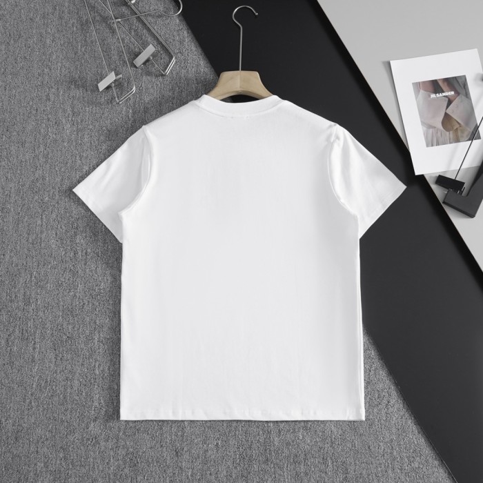 累積売上総額第１位！エルメス コピーおすすめ ラウンドネックカップルカジュアル半袖Tシャツ2色