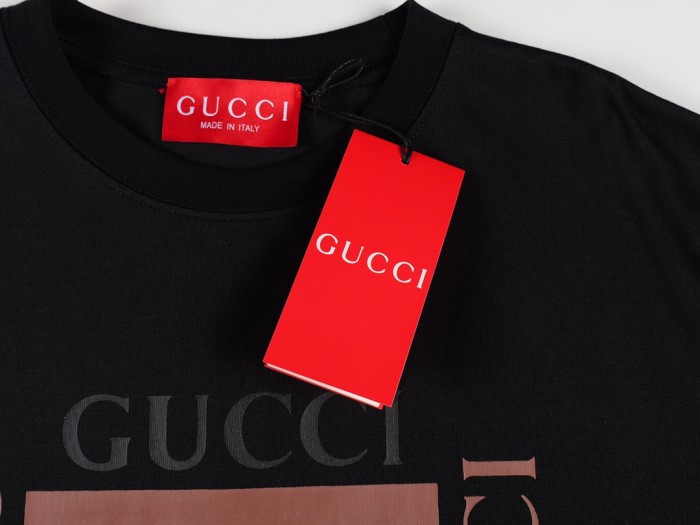 高品質 グッチ コピーおすすめ 24 SS新型キューブダブルGプリント半袖Tシャツ
