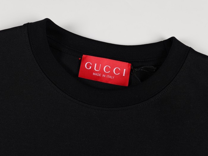 高品質 グッチ コピーおすすめ 24 SS新型キューブダブルGプリント半袖Tシャツ