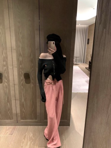 【話題商品！】シャネル 激安通販 春夏フラワーツイードワイドパンツロングパンツにウエストチェーン