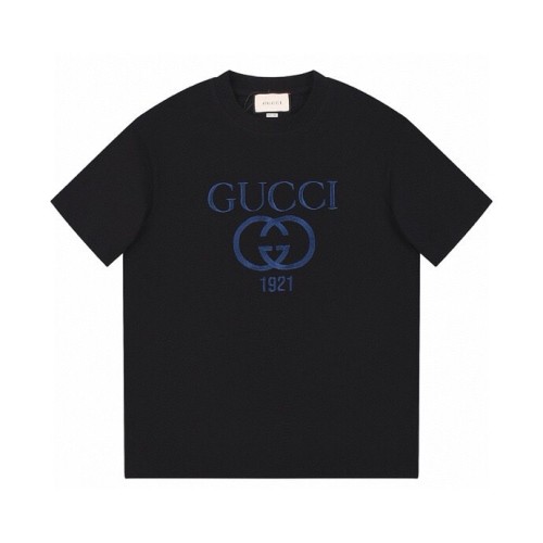 大人気 グッチ 激安通販 2024 SS春夏新作ダブルG重工刺繍半袖Tシャツ