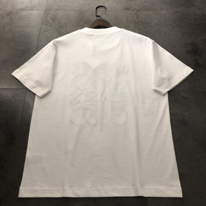高品質 ロエベ 激安偽物 2024新作パンダ竹刺繍半袖Tシャツ