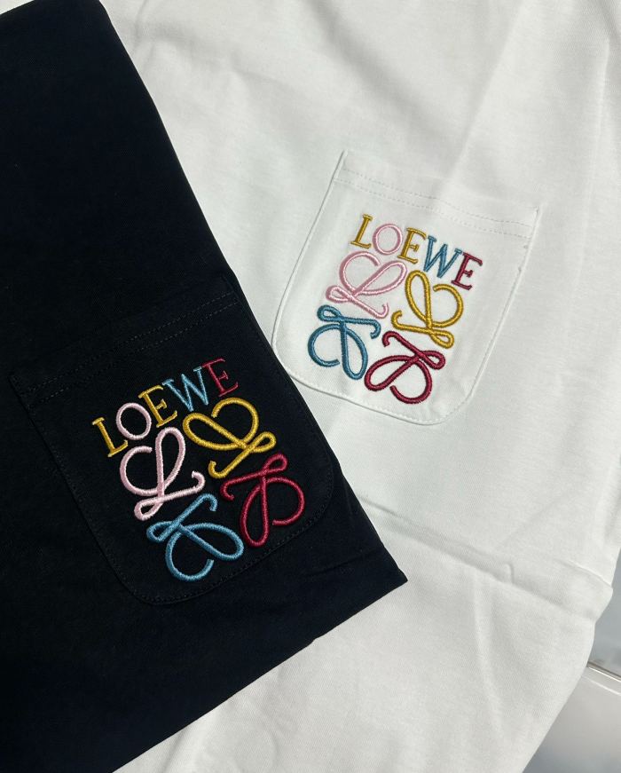 新作 ロエベ 激安通販 24新型カラー刺繍半袖2色