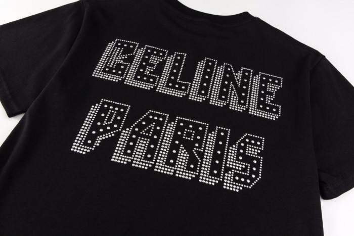 ★超人気 セリーヌ コピーおすすめ 24 ssリベット半袖Tシャツ