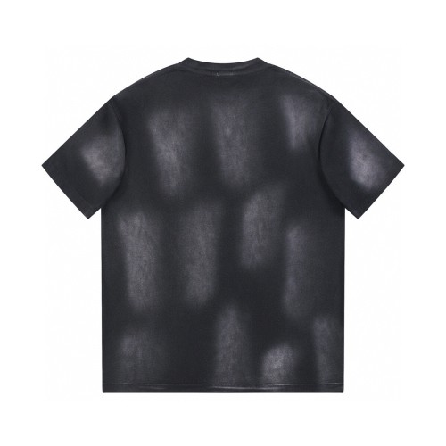 大人気 ロエベ コピーおすすめ 2024夏の新作水洗して古釘掛けにしたオールインワン半袖Tシャツ