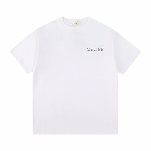 大人気 セリーヌ 偽物通販 24 ssリベット半袖Tシャツ