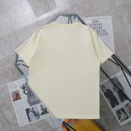 ★超人気 ロエベ 激安通販 レザーポケットロゴカジュアル丸首半袖Tシャツ
