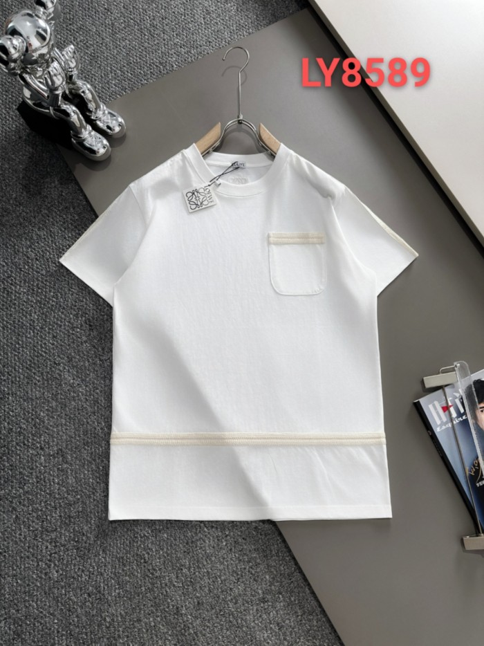 累積売上総額第１位！ロエベ コピー 24 ss春夏新作高バージョン織機ベルト継ぎ手Tシャツ