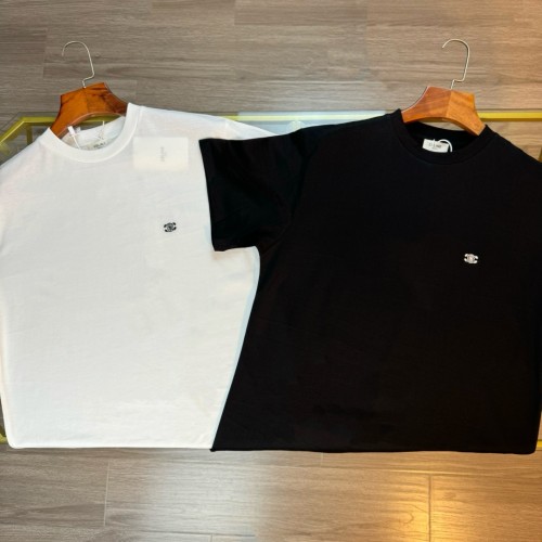 【限定】セリーヌ コピーおすすめ 24新作凱旋門丸首半袖Tシャツ2色