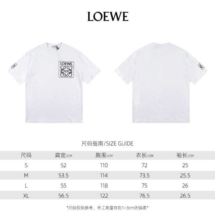 稀少 ロエベ 激安通販 2024新型ロエベ半袖Tシャツ