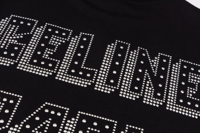 ★超人気 セリーヌ コピーおすすめ 24 ssリベット半袖Tシャツ
