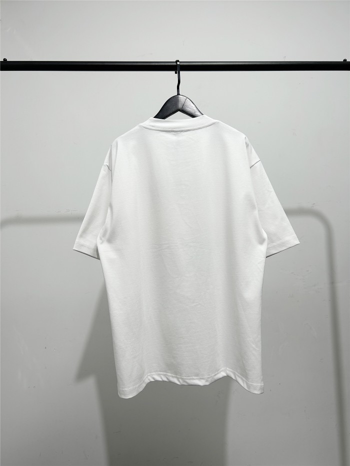 大人気 ロエベ n級品 カラー糸刺繍半袖Tシャツ