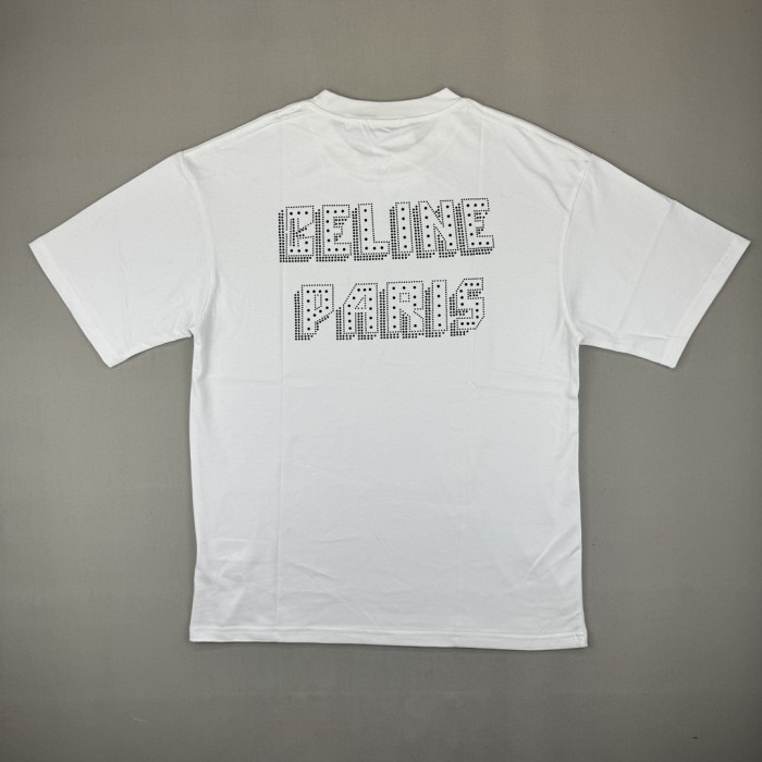 一目惚れ♪ セリーヌ 激安通販 24 ssリベット半袖Tシャツ