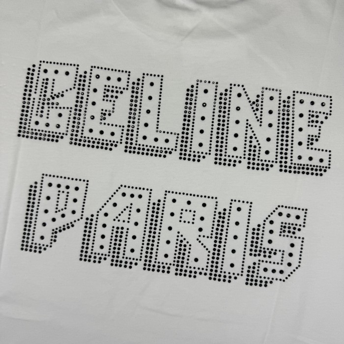 一目惚れ♪ セリーヌ 激安通販 24 ssリベット半袖Tシャツ