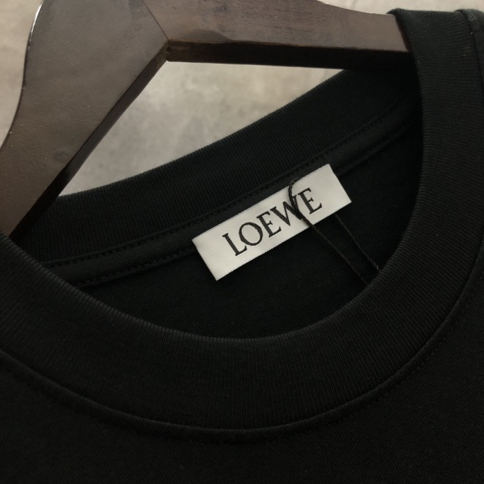 超話題! ロエベ n級品 2024新作パンダ竹刺繍半袖Tシャツ