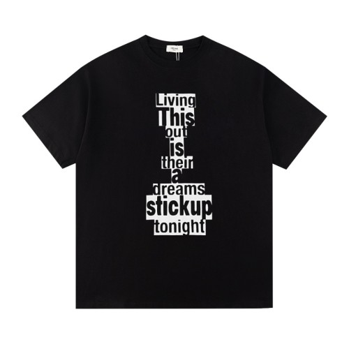 稀少 セリーヌ 偽物通販 24 ss春夏新作クラシック丸首プリントTシャツ