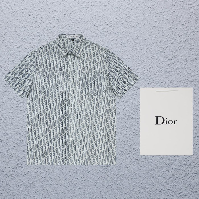 一目惚れ♪ ディオール n級品 クラシックフルプリントpoloシャツ