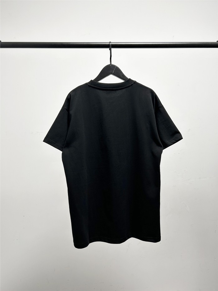 稀少 ディオール コピー の男女同型陰影アルファベット半袖Tシャツ