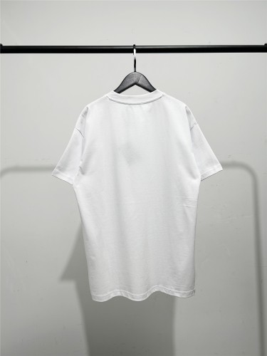 新作 プラダ 激安通販 男女同型トリコロール立体エンボス半袖Tシャツ