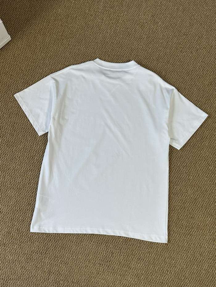 大人気 プラダ 激安偽物 2024春夏新作ネックトリコロールロゴ丸首Tシャツ2色
