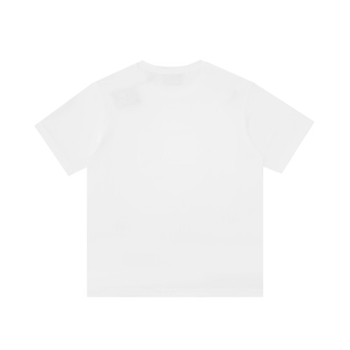【限定】プラダ 偽物通販 人魚姫のインクこぼれプリントカップル単色半袖Tシャツ
