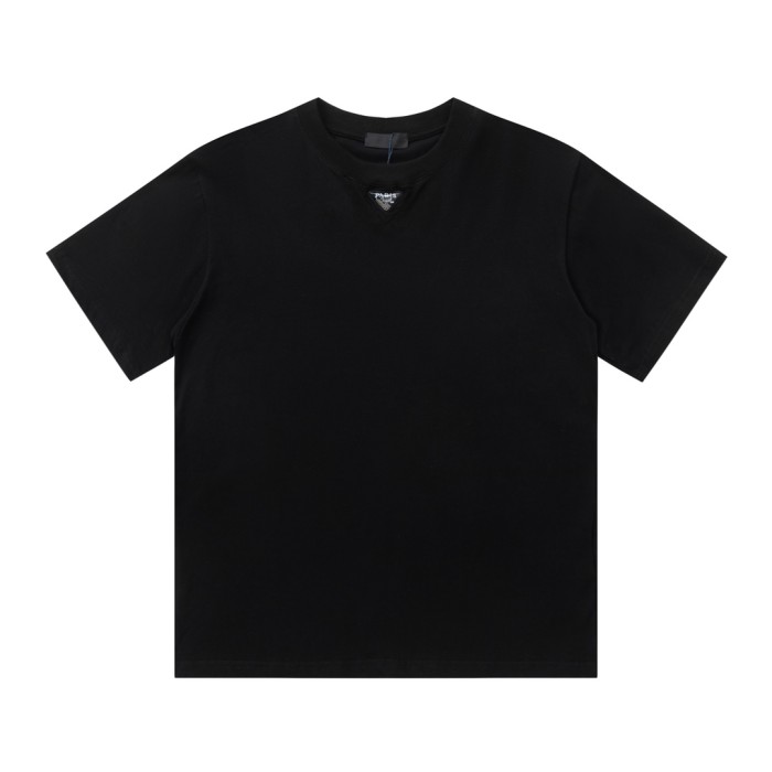 使い勝手良し プラダ スーパーコピー 24 ss春夏新作プリントロゴ入りカップル用半袖Tシャツ