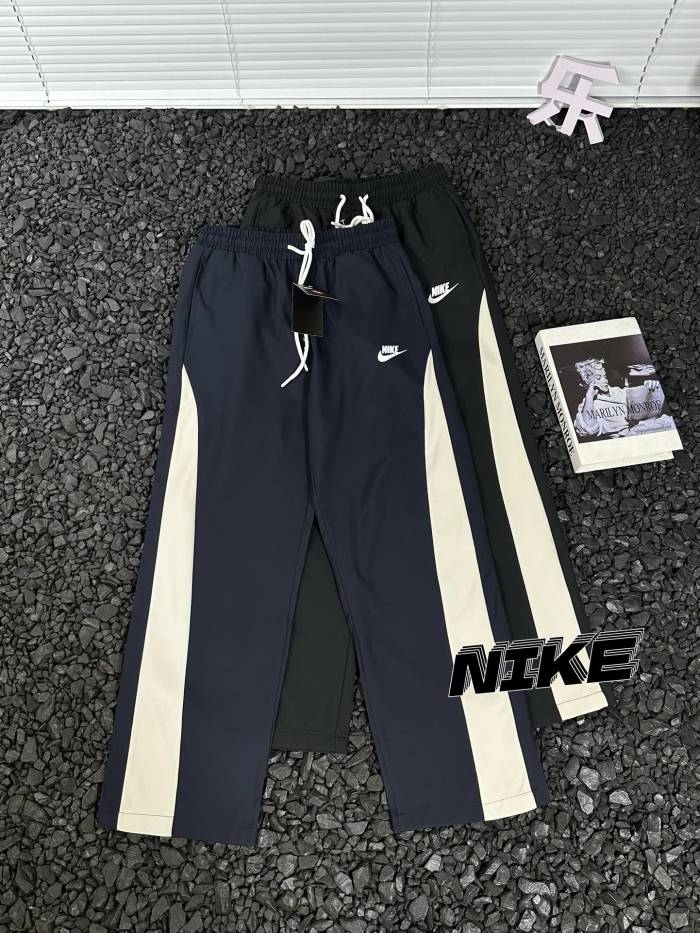 【限定】ナイキ スーパーコピー 24 ss春夏新作ウエストゴムカップルスポーツワイドパンツ
