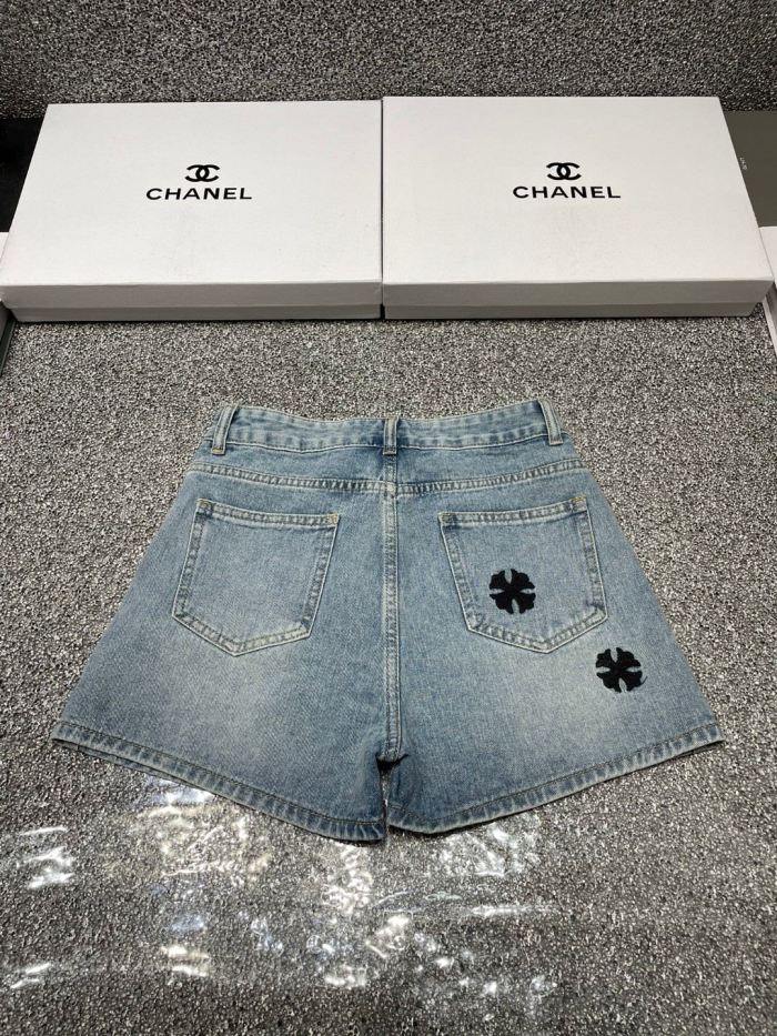超奇跡の入荷☆ クロムハーツ 激安偽物 刺繍フリルデニムパンツ