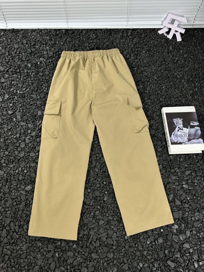 一目惚れ♪ ナイキ n級品 春夏日系ポケット付ストレートパンツカジュアルアウトドアパンツ4色