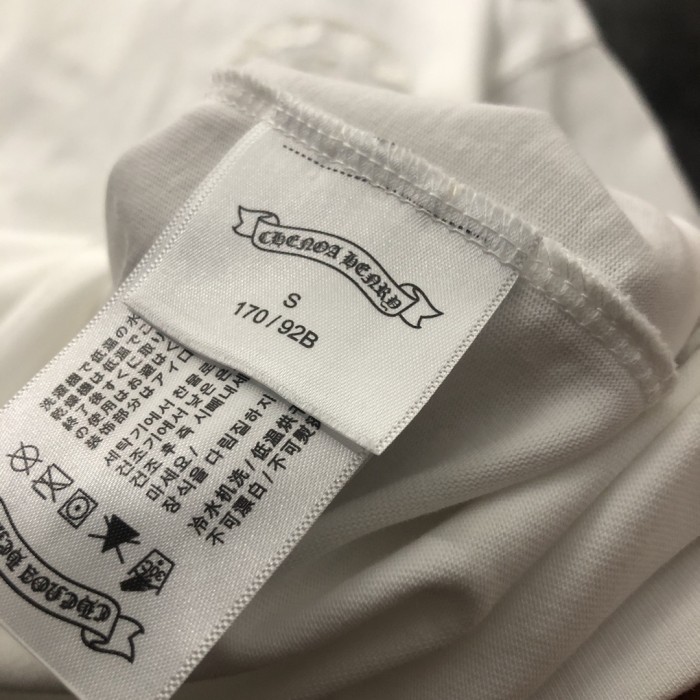 高品質 クロムハーツ n級品 2024新型馬蹄花布刺繍半袖Tシャツ