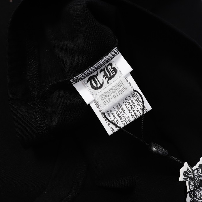 【話題商品！】クロムハーツ スーパーコピー 重工満天星十字架ドリル半袖Tシャツ