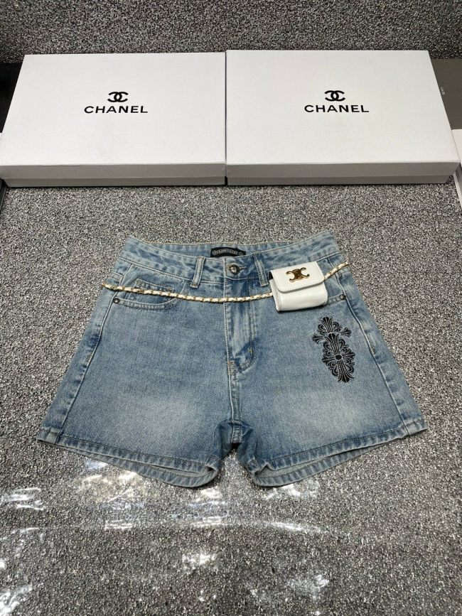 超奇跡の入荷☆ クロムハーツ 激安偽物 刺繍フリルデニムパンツ