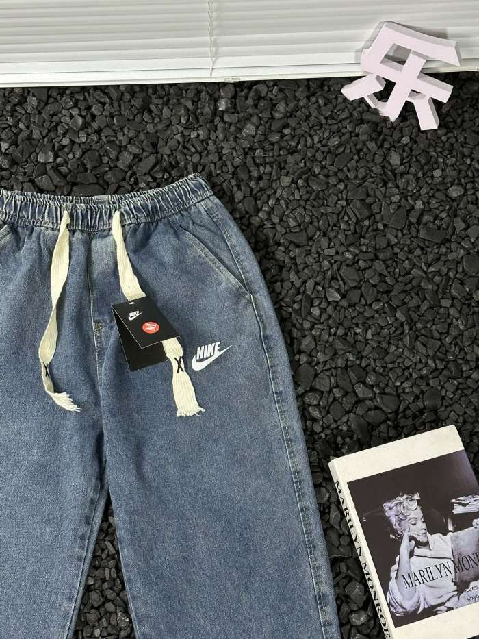 日本未入荷 ナイキ 激安偽物 の春夏カジュアルなデニムパンツカップル2色