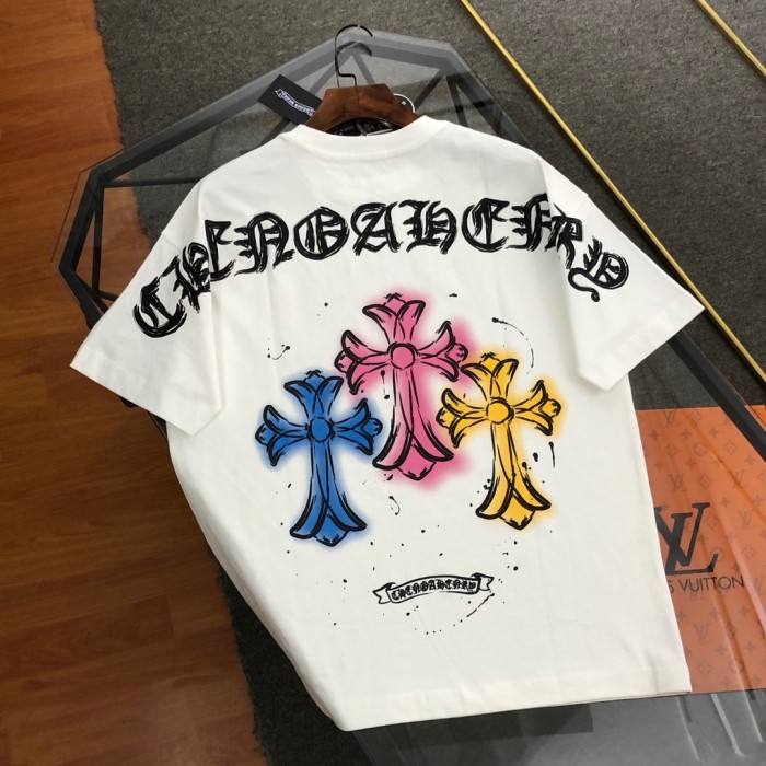 日本未入荷 クロムハーツ 激安通販 2024新作クロス半袖Tシャツ
