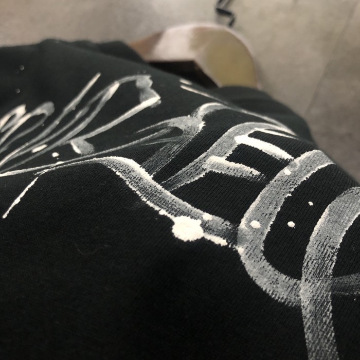 高品質 クロムハーツ 激安偽物 2024新ロゴ手描きプリント半袖Tシャツ