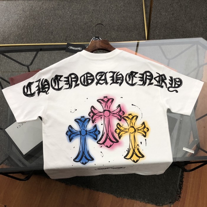 日本未入荷 クロムハーツ 激安通販 2024新作クロス半袖Tシャツ