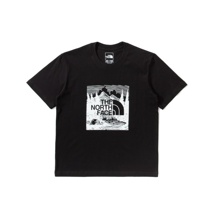 追跡付 ザノースフェイス n級品 の雪山の森4色Tシャツ