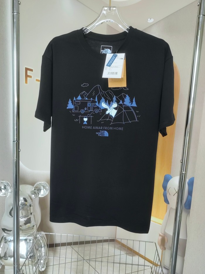 【話題商品！】ザノースフェイス コピー の野外車キャンプ趣味のプリントＴシャツ2色