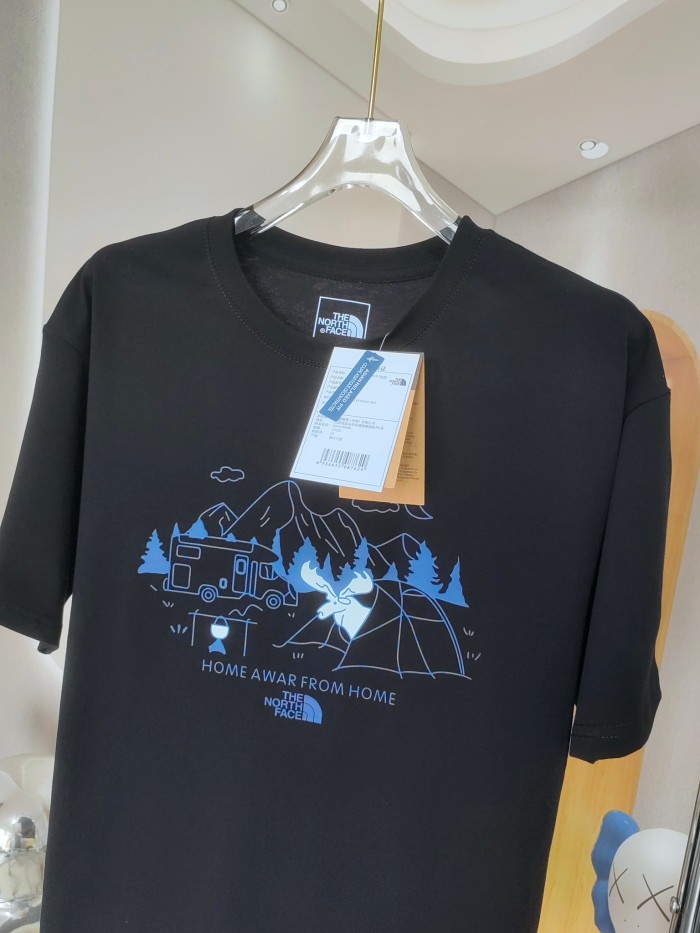【話題商品！】ザノースフェイス コピー の野外車キャンプ趣味のプリントＴシャツ2色