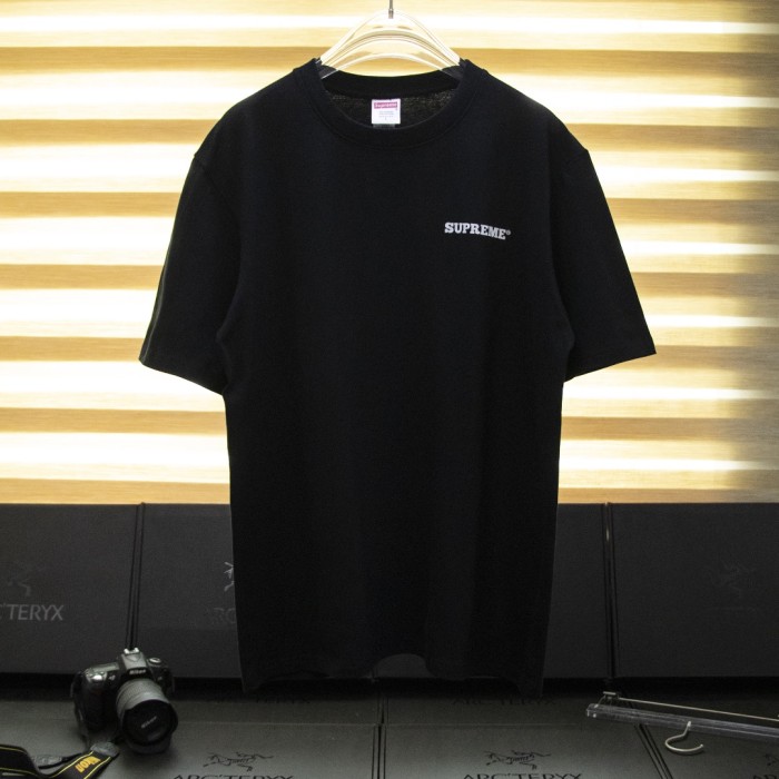累積売上総額第１位！ シュプリーム スーパーコピー バックレインボーロゴアルファベットプリントTシャツ半袖2色