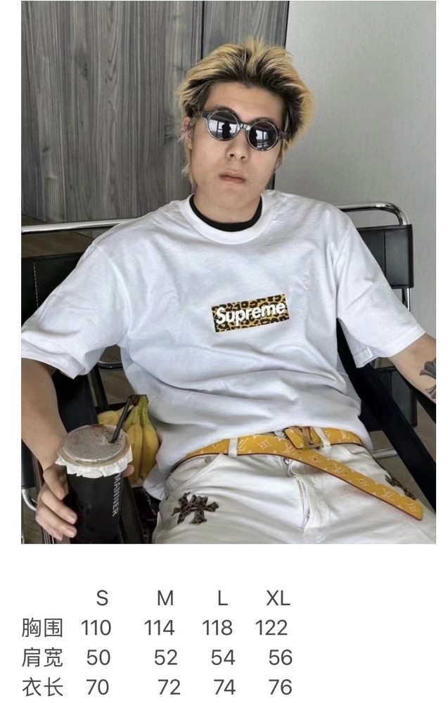 超話題! シュプリーム コピーおすすめ ロゴ半袖Tシャツ男女同型