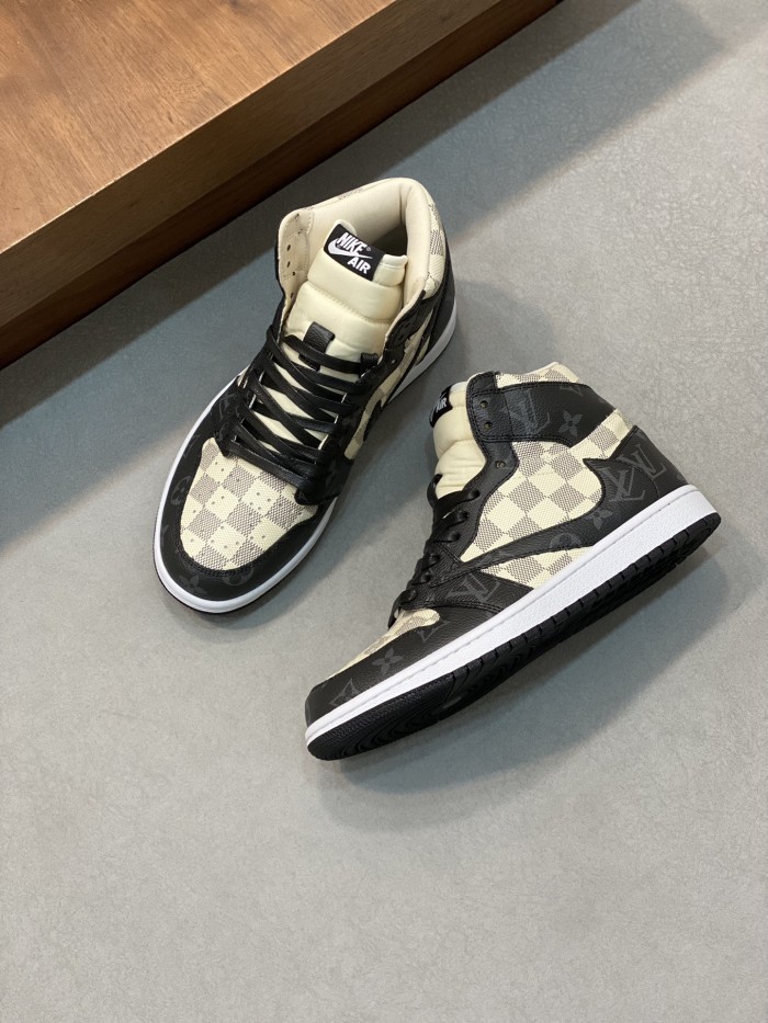 新作 ルイヴィトンスーパーコピー L.v X nikeハイカットカジュアルスニーカー