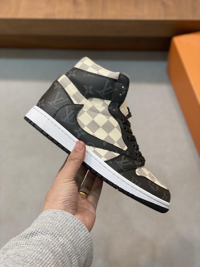 新作 ルイヴィトンスーパーコピー L.v X nikeハイカットカジュアルスニーカー