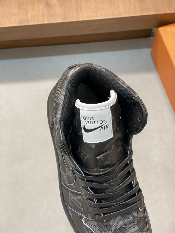 追跡付 ルイヴィトン コピー L.v X nikeハイカットカジュアルスニーカー