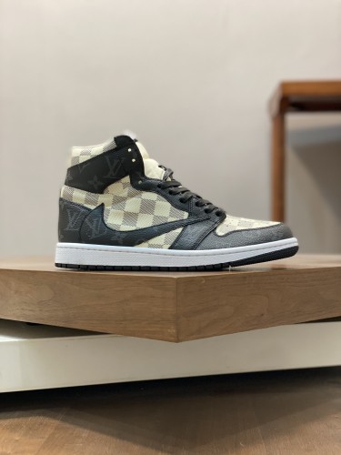 新作 ルイヴィトンスーパーコピー L.v X nikeハイカットカジュアルスニーカー